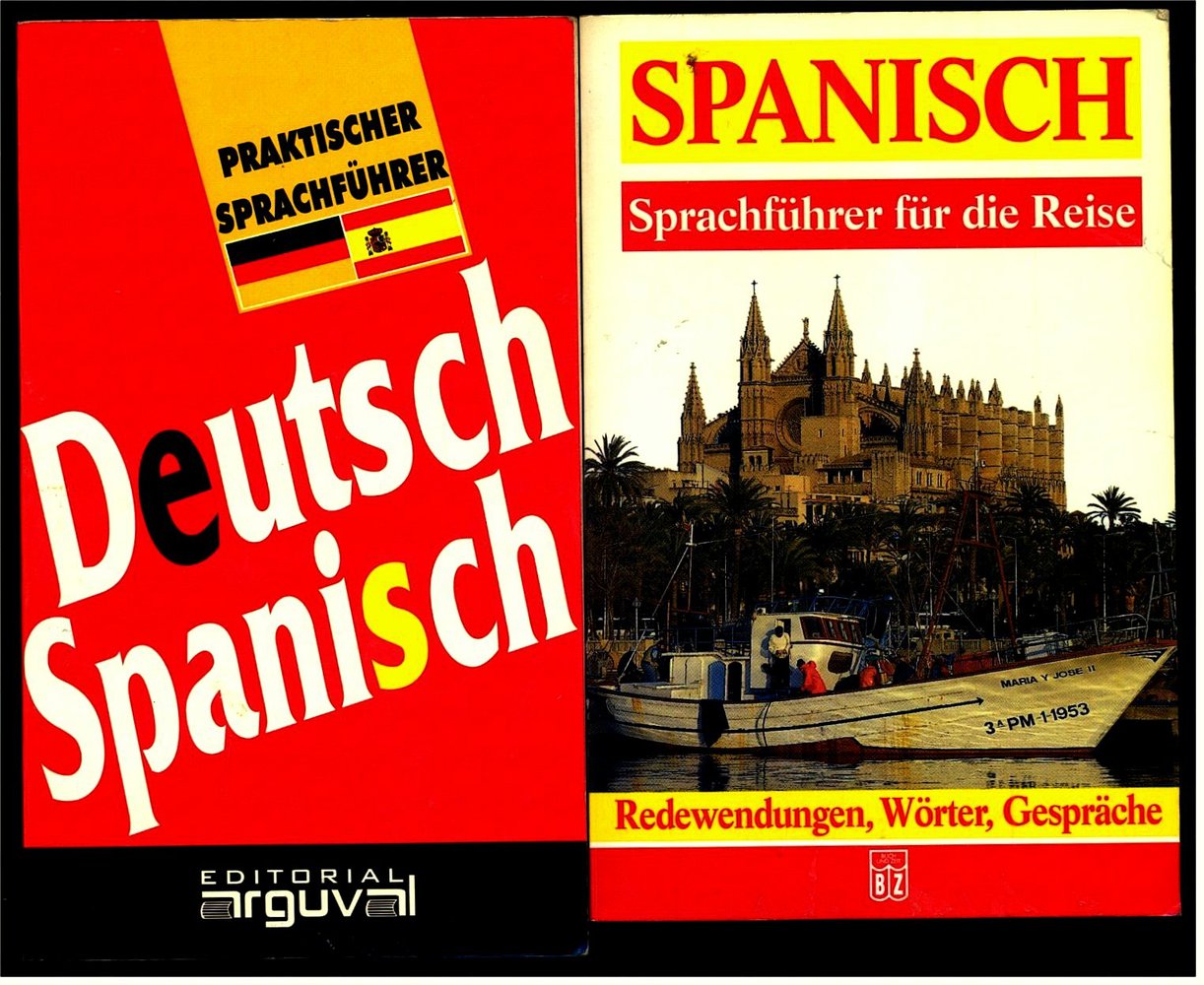 2 x Sprachführer Spanisch - Für die Reise - Redeanwendungen, Wörter, Gespräche