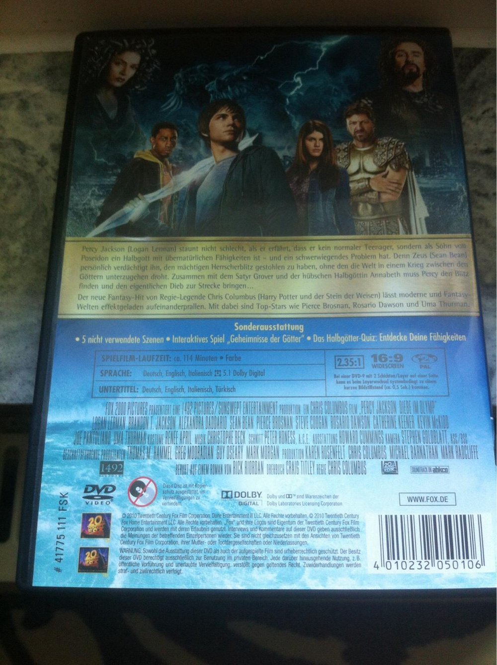 Percy Jackson – Diebe im Olymp DVD