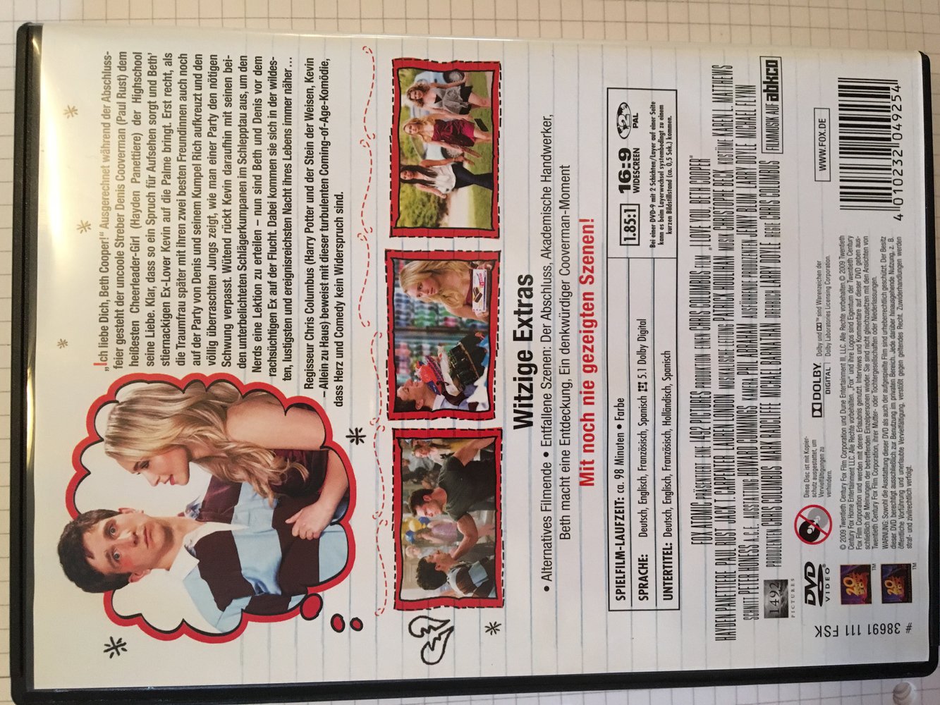 I Love you, Beth Cooper 