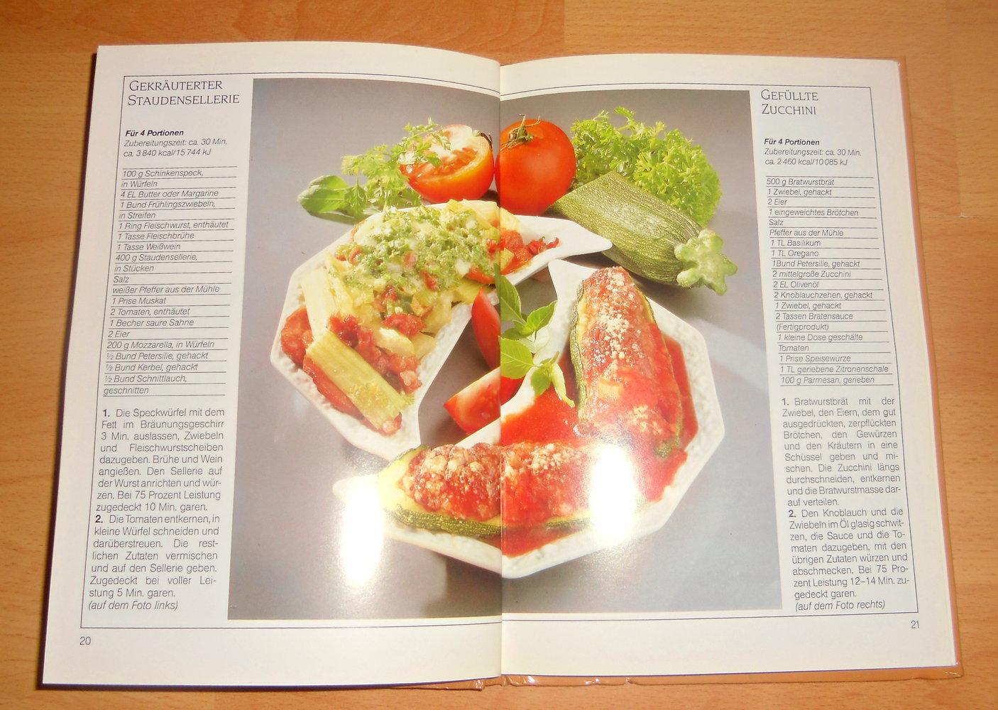 Kochen mit Mikrowellen