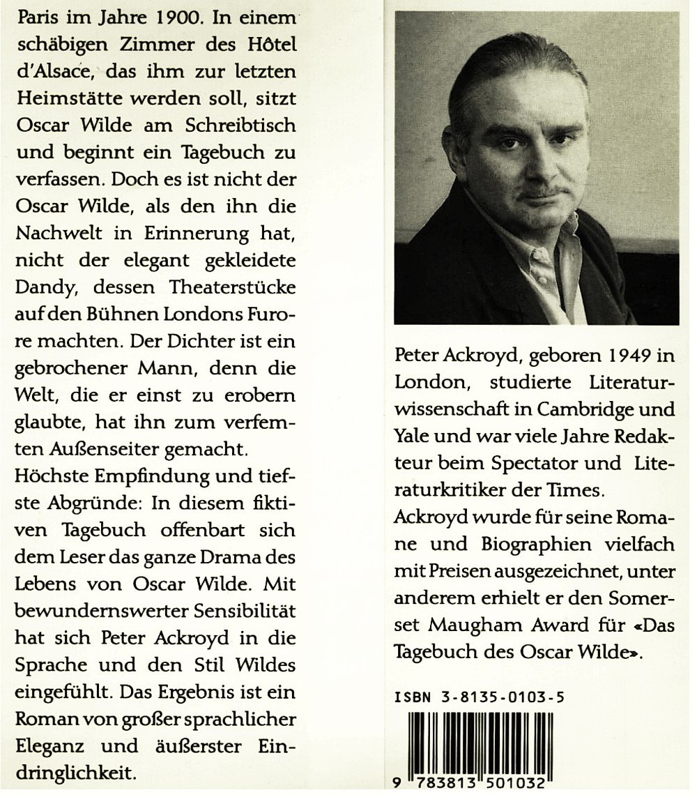 Das Tagebuch des Oscar Wilde