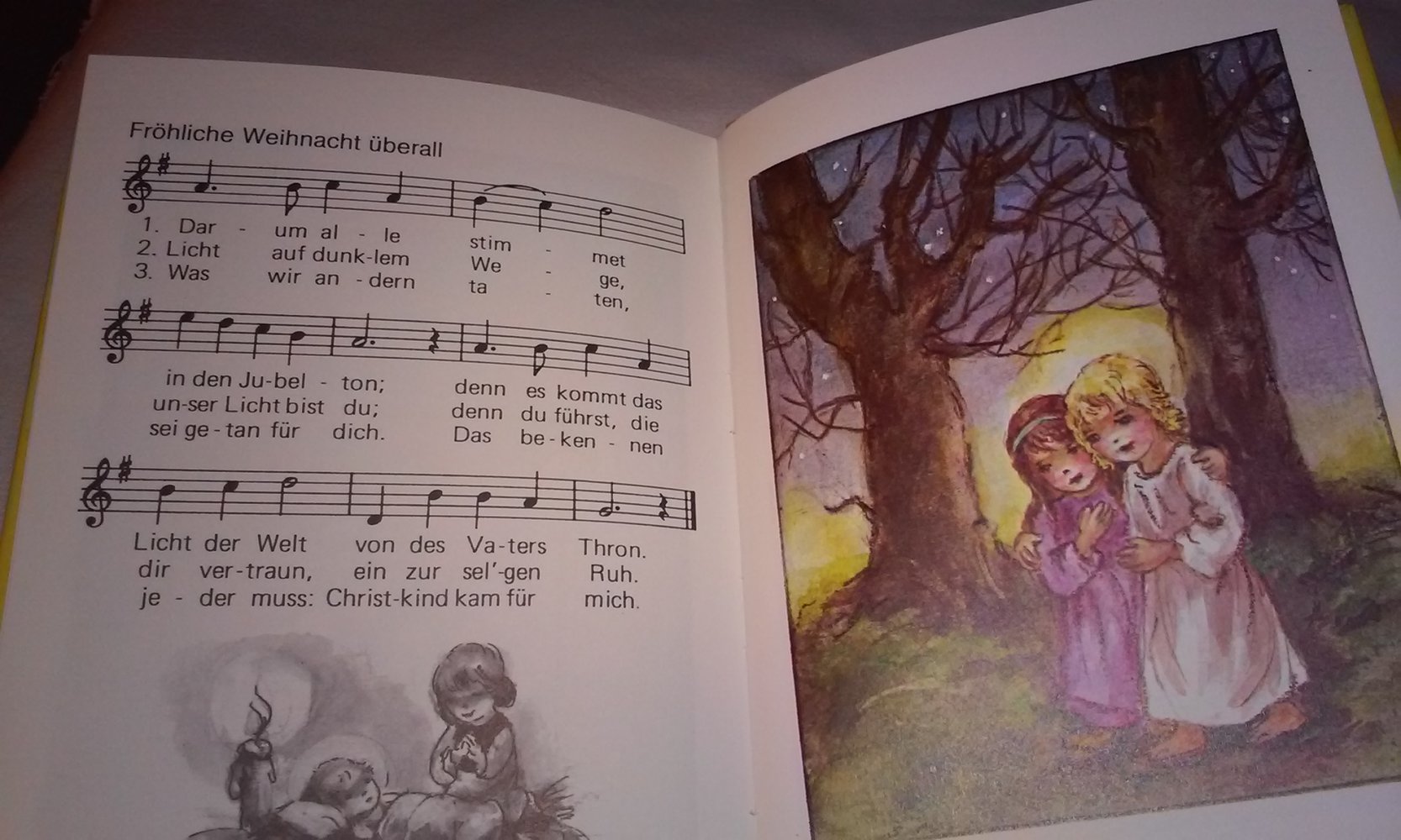 Macht hoch die Tür (Weihnachtslieder: Illustriertes Gesangsbuch Lore Hummel) Weihnachtsbuch  Sammlerstück