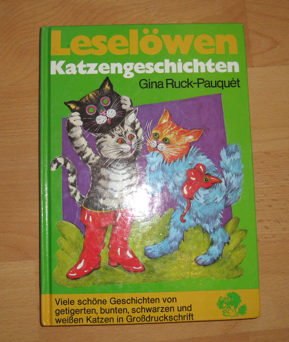 schönes Buch Leselöwen Katzengeschichten