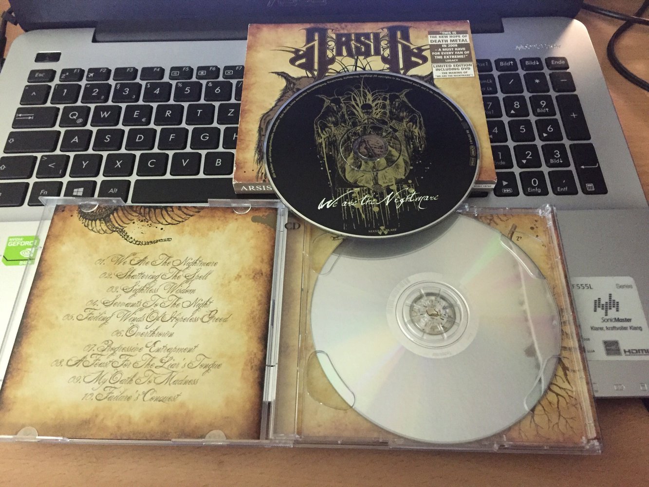 ARSIS - We Are The Nightmare CD+DVD *Limited Edition*