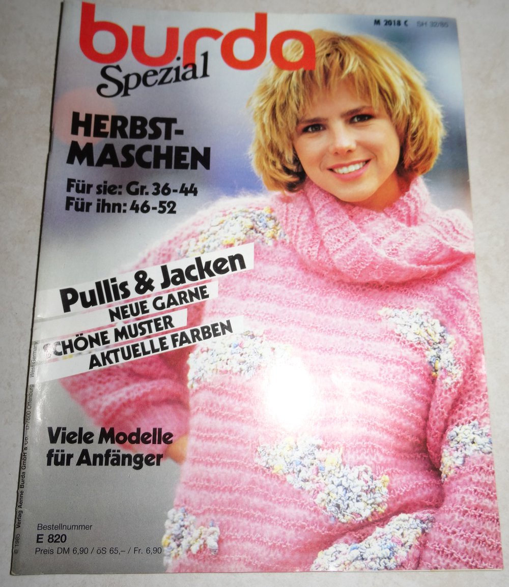 Burda Spezial Herbstmaschen Gr. 36 - 44 / 46 - 52 Stricken