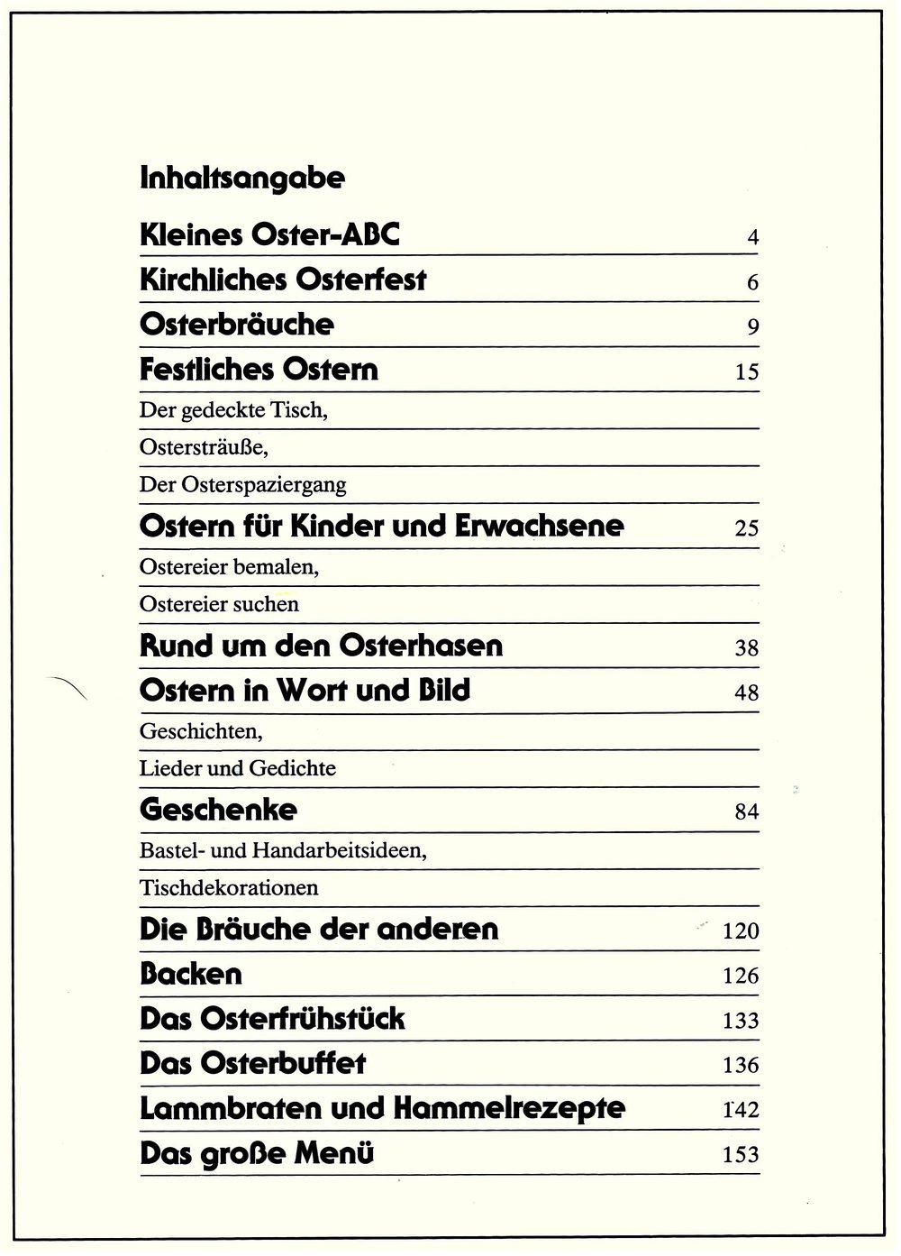 Das große Osterbuch - Feiern mit der Familie