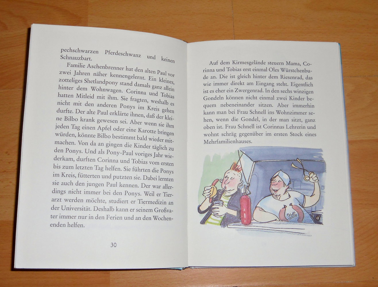 Zwei Ponys zum Frühstück