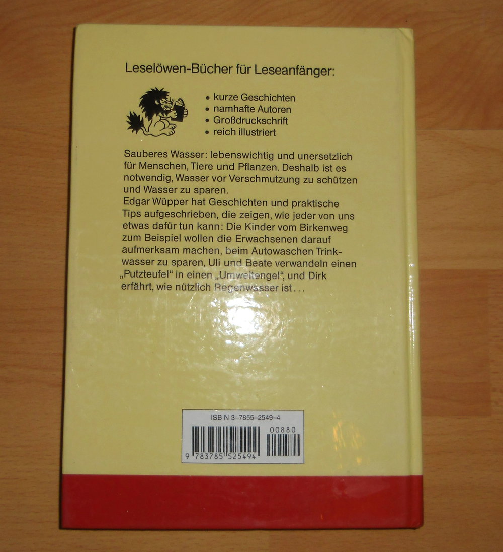Leselöwen-Umweltgeschichten: Vom Wasser - Edgar Wüpper