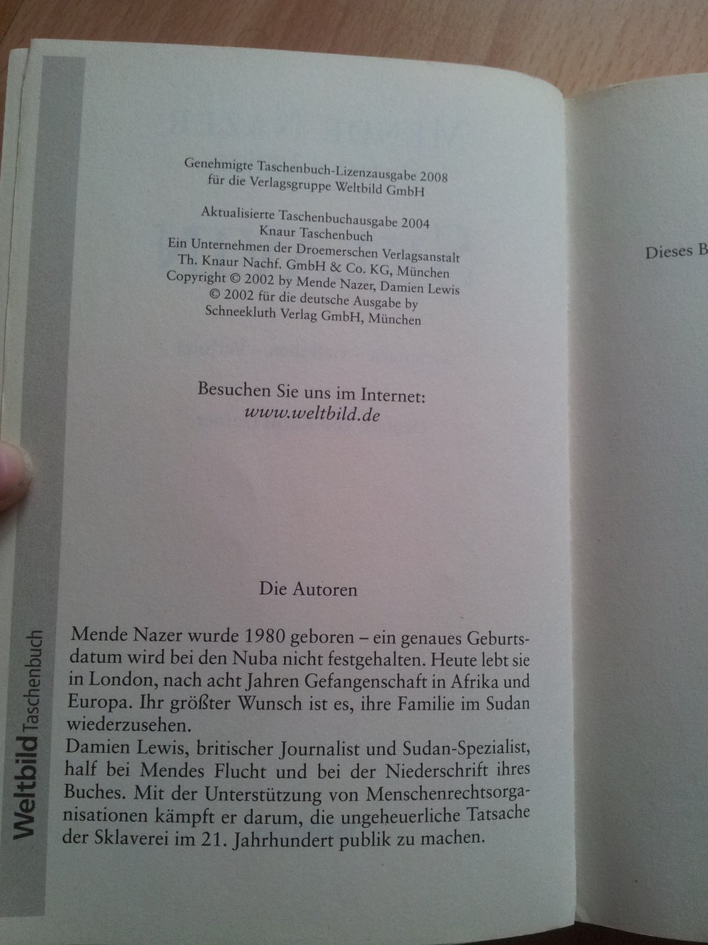 Buch - Sklavin - Mende Nazer, Damien Lewis