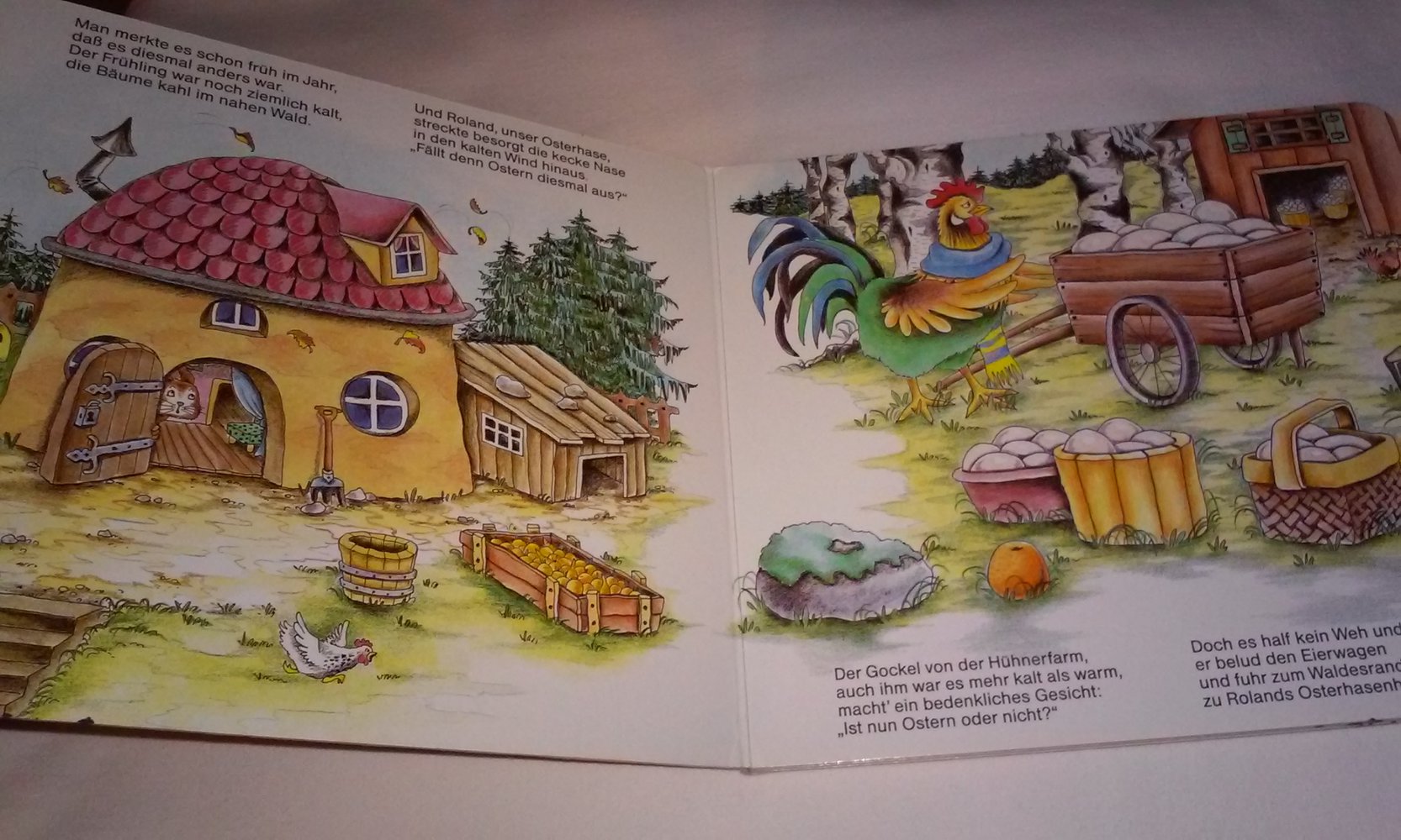 Als es Ostern schneite  Osterhasen Kinderbuch Pappbilderbuch