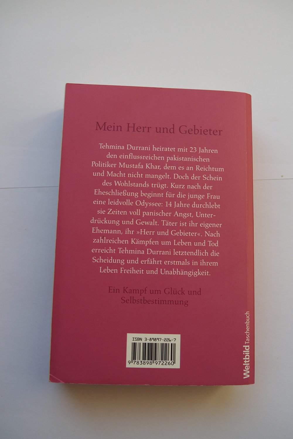 Roman: 	 Mein Herr und Gebieter - Ich war die Begum des Löwen vom Punjab von Tehmina Durrani