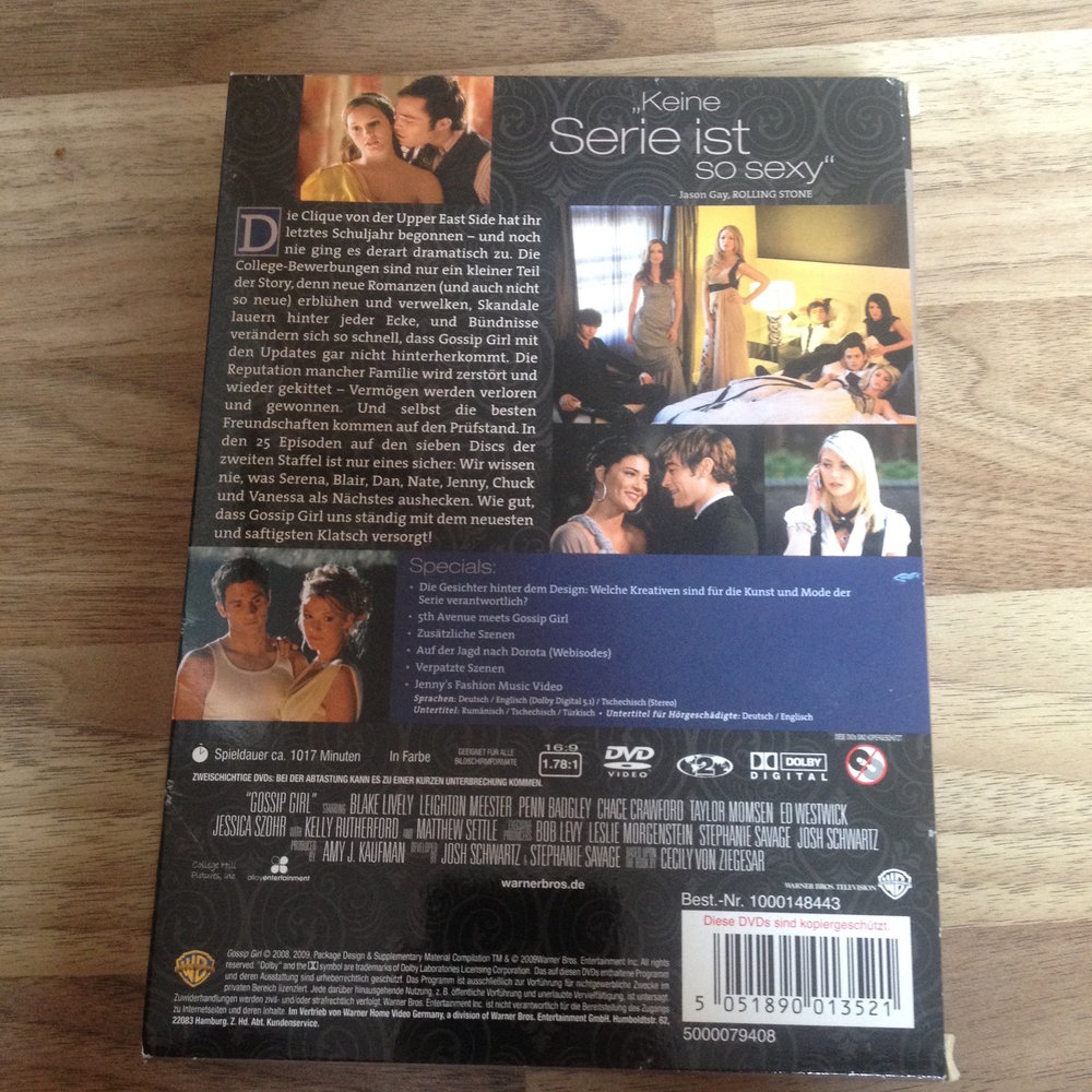 Gossip Girl – Die komplette zweite Staffel