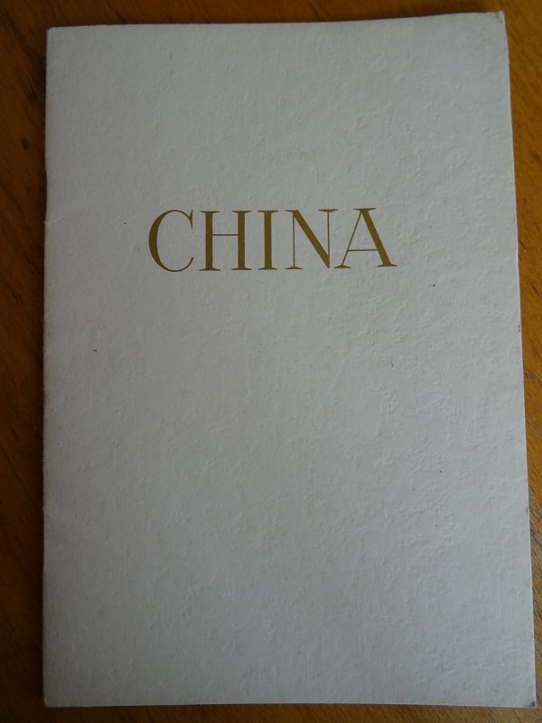 CHINA - Bildband alte Werbe Reklame von GROSCH Tee