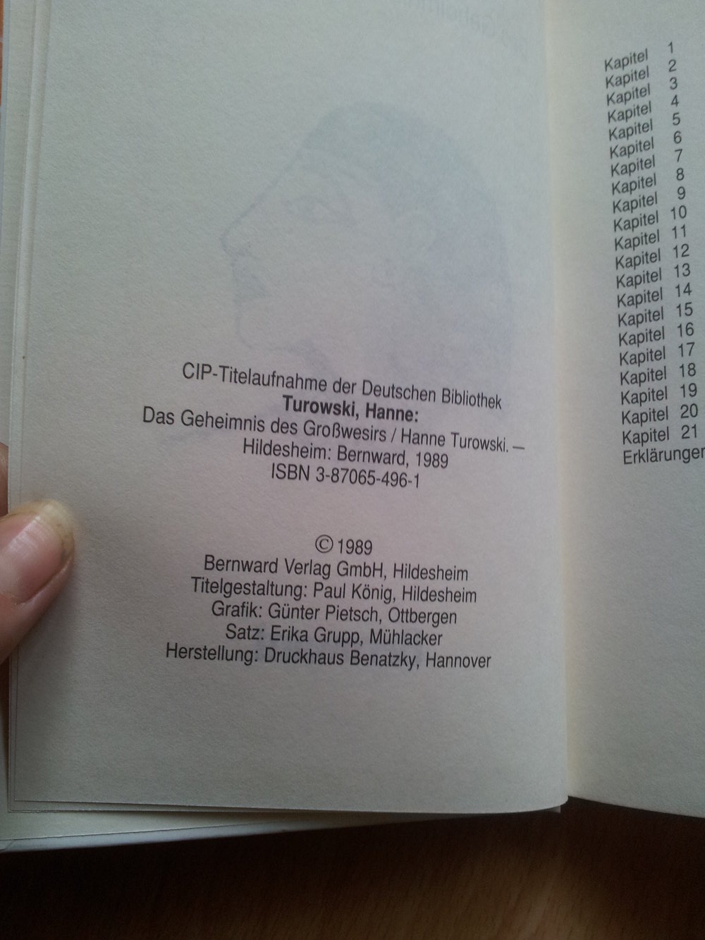 Das Geheimnis des Grosswesirs - Hanne Turowski