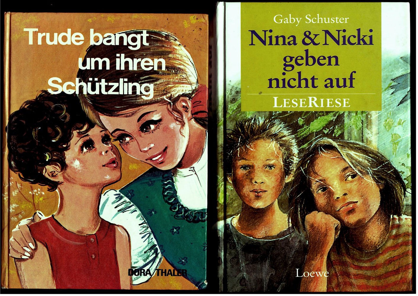 2 Kinderbücher : Trude bangt um ihren Schützling - Nina & Nicki geben nicht auf