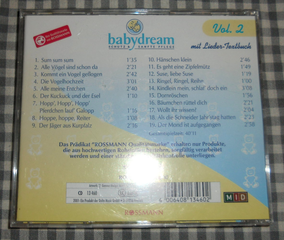 Babydream.Songs 2 Vol.2 CD