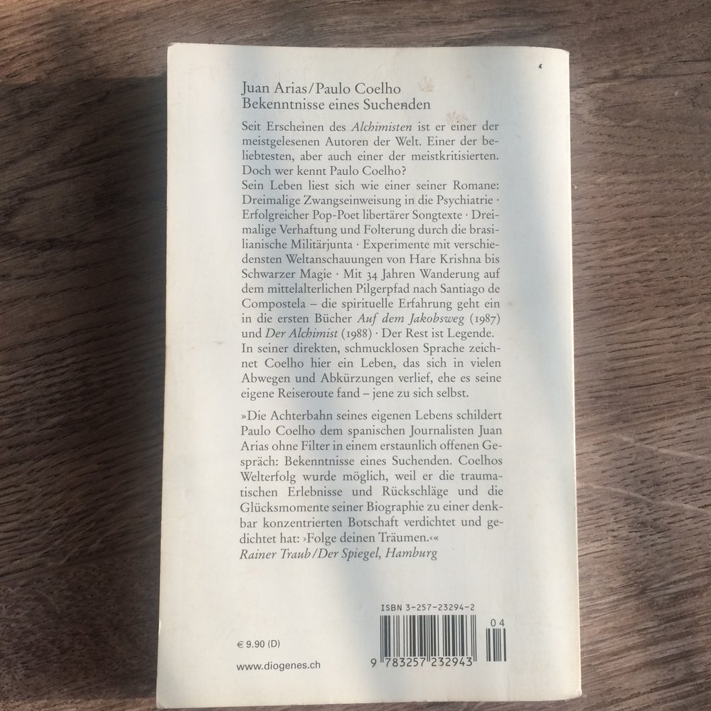 Bekenntnisse eines Suchenden – Paulo Coelho