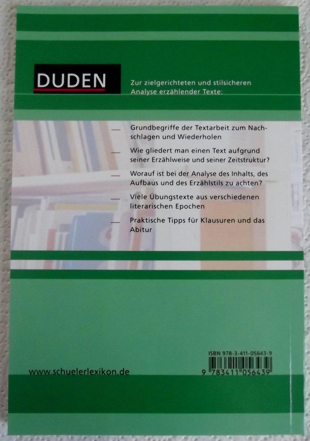Duden Abiturhilfen Deutsch, 11. bis 13. Klasse - Prosatexte analysieren