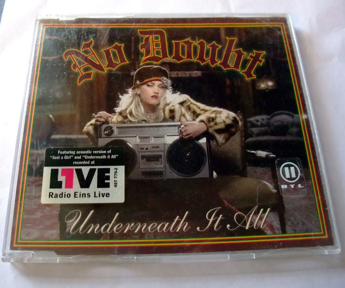 No Doubt – Underneath it all (Maxi-CD Single) mit Akustik-Versionen * Gwen Stefani Reggae Pop Rock Radio Eins Live L1ve Acoustic *