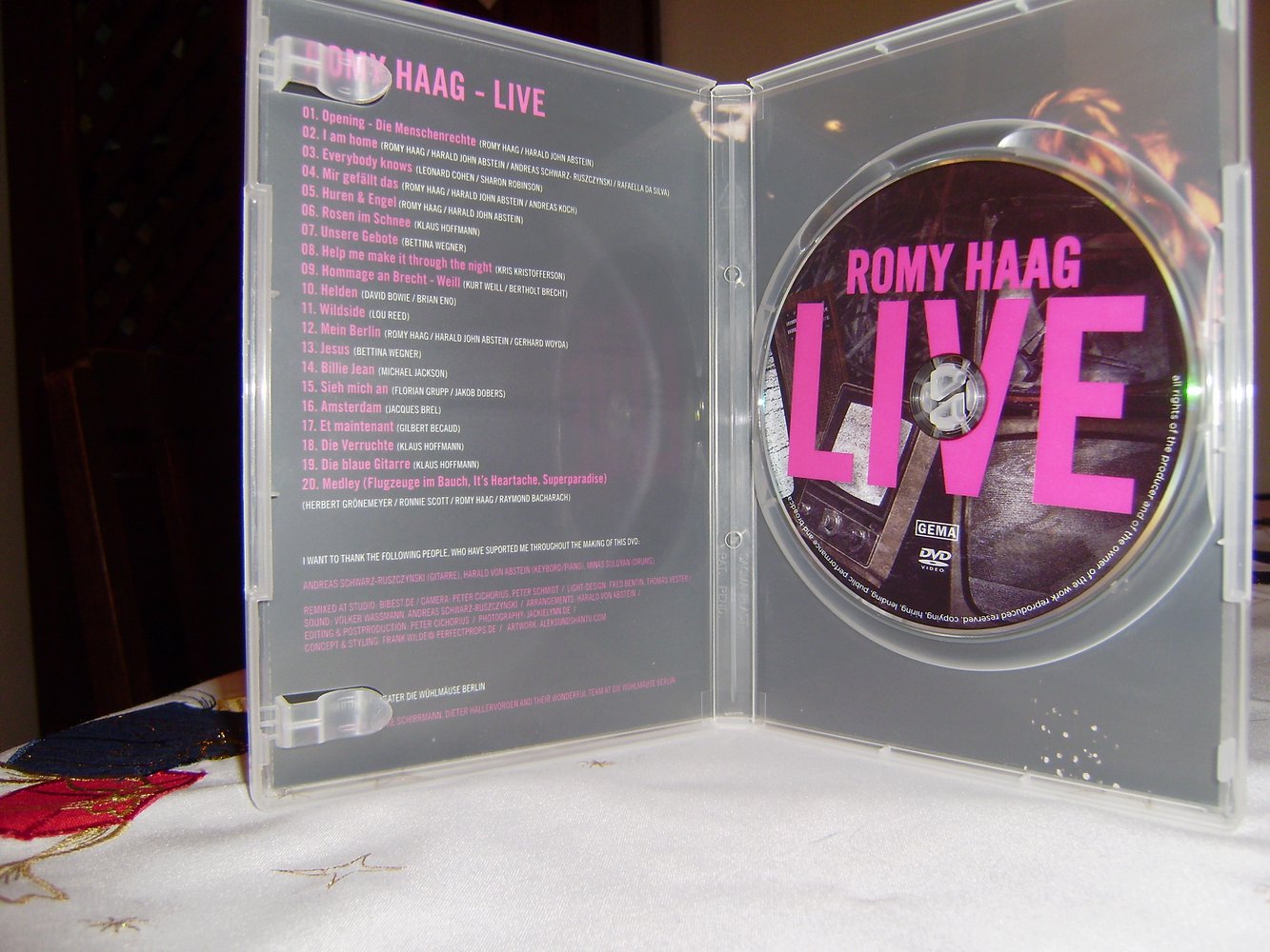 DVD  Romy Haag – Live 