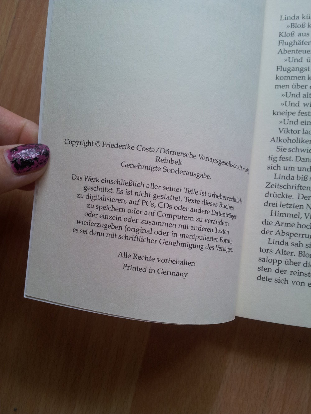 Besser immer einenalseinen immer - Friederike  Costa