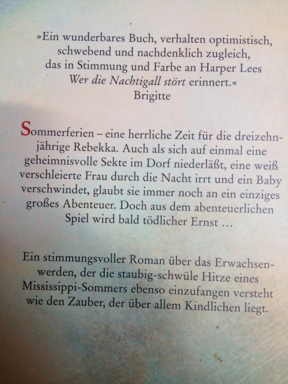 Am Ende dieses Sommers