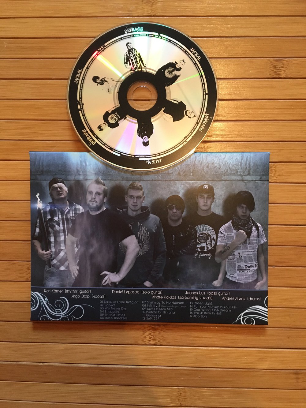 Alternativ Metal Defrage Album Jackal 17 tracks