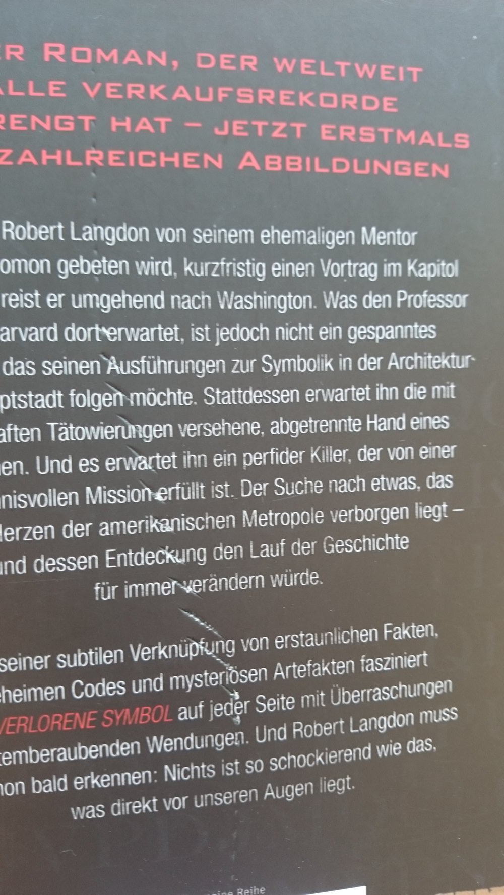 Das verlorene Symbol von Dan Brown ISBN 9783404160006