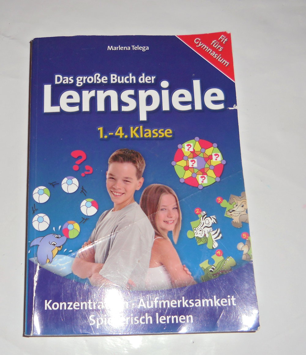 Das große Lernspiele Buch 1- 4 Klasse Konzentration Aufmerksamkeit Spielerisch