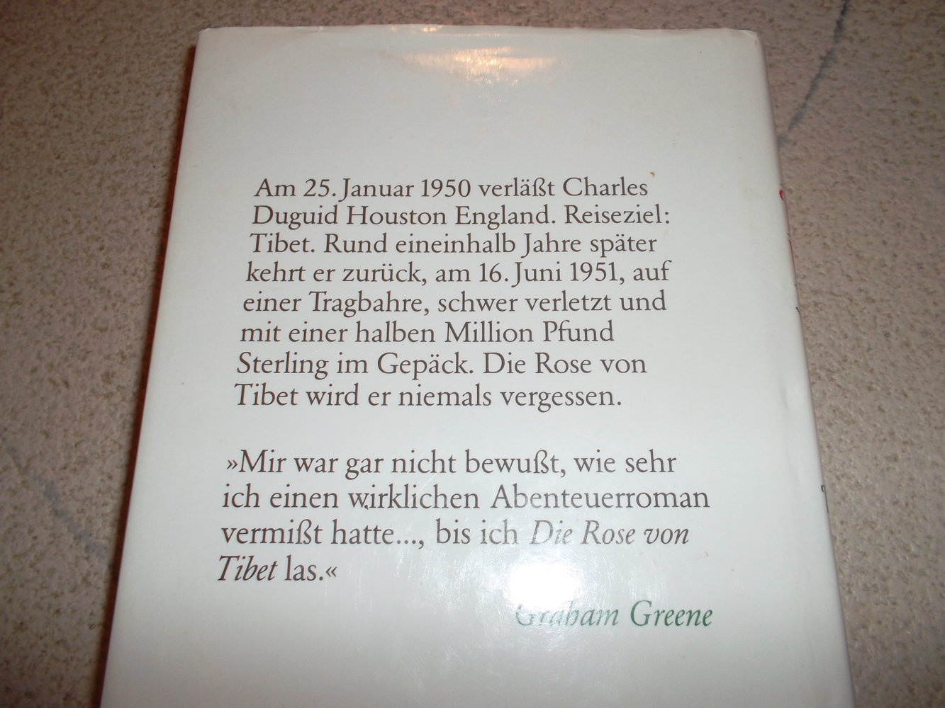 buch,lionel davidson,die rose von tibet