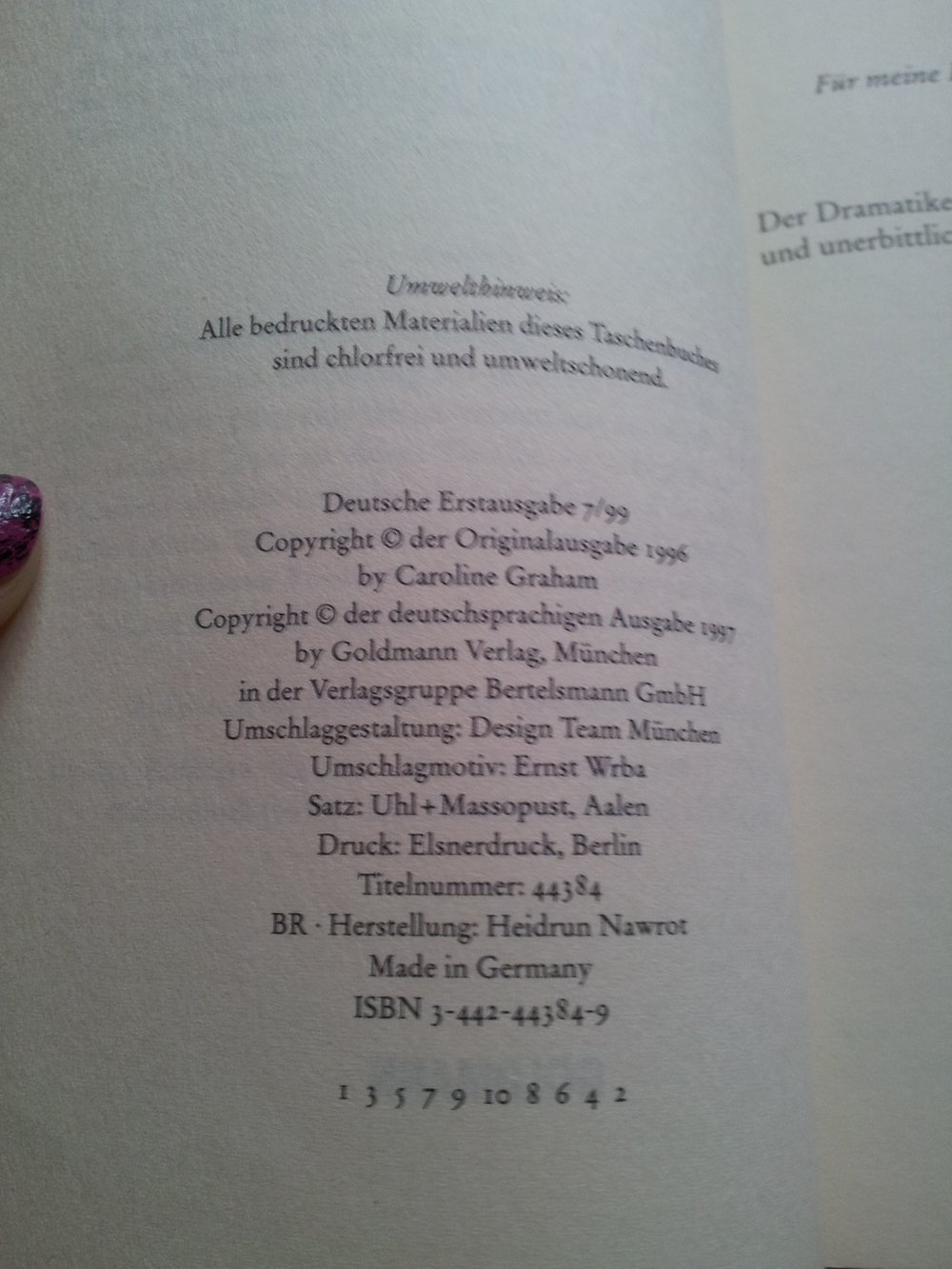  Buch - Treu bis in den Tod - Carolina Graham 