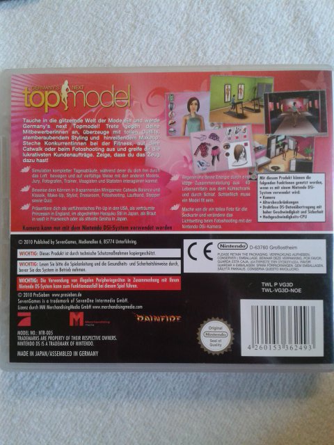 Ds Spiel Germany's Next Topmodel - Das offizielle Spiel zur Staffel 2010