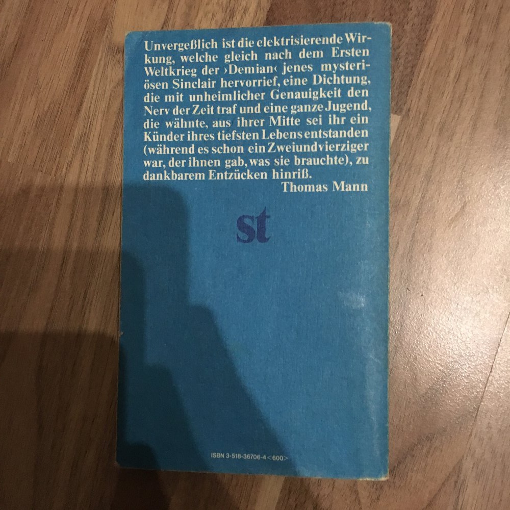 Hermann Hesse: Demian