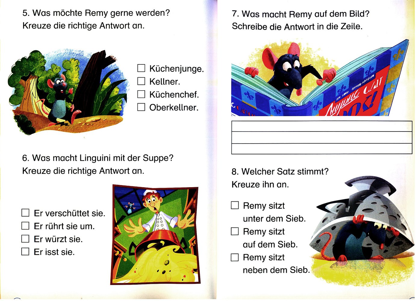 Lese-Leuchte Ratatouille - Lesestufe 2 für Kinder