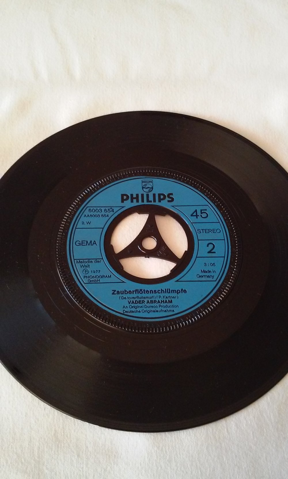 Vader Abraham - Das Lied Der Schlümpfe - Philips Hit-Single Vinyl/Schallplatte Sammlerstück