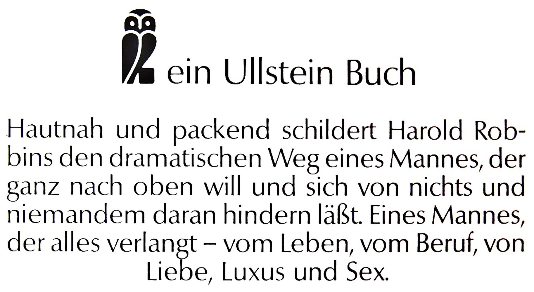 3 Romane von Harold Robbins - Die Aufsteiger - Träume - Sehnsucht