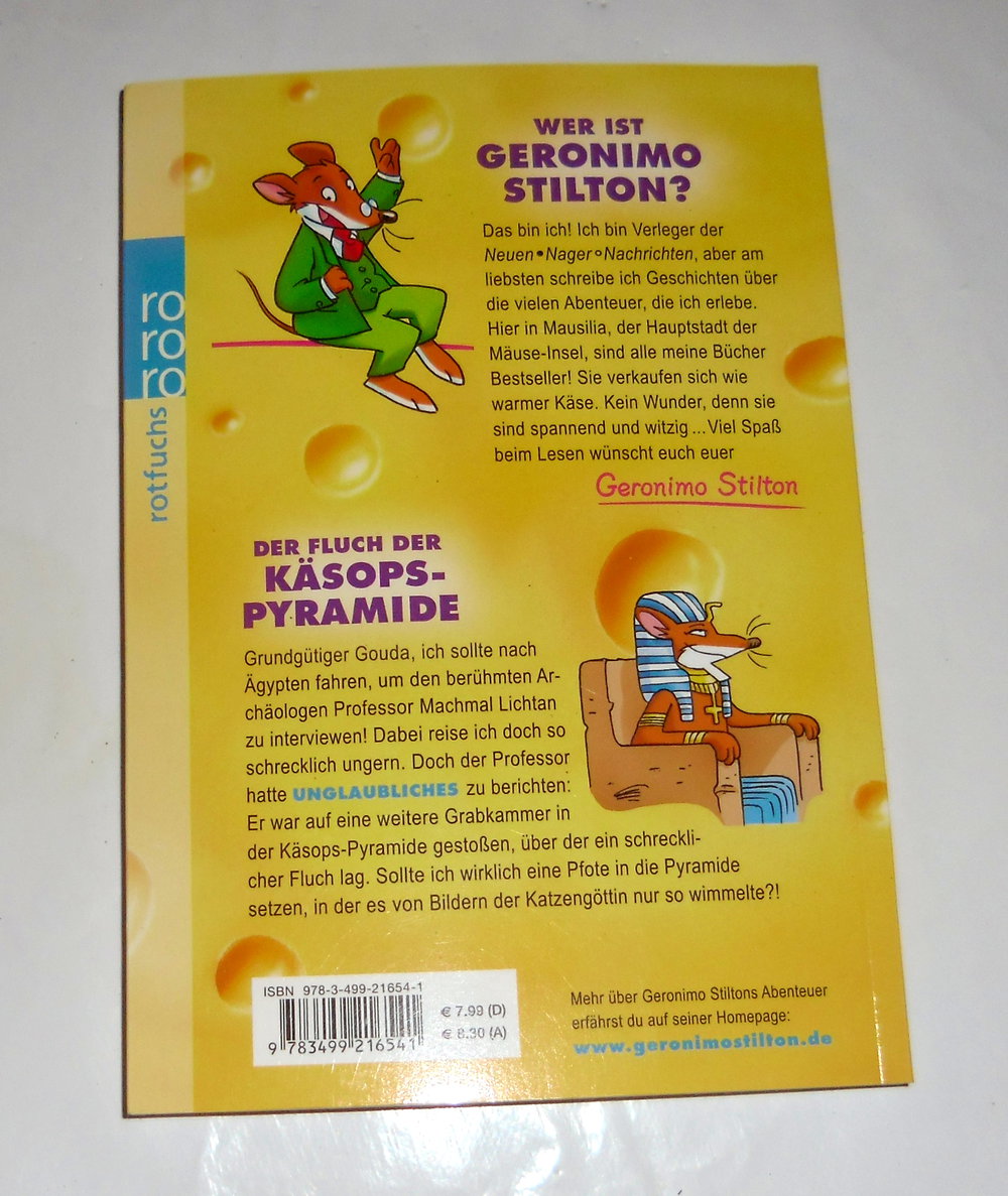 Der Fluch der Käsops-Pyramide rororo Verlag 