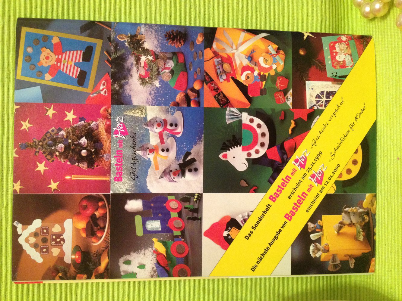 Bastelheft Geschenke für Weihnachten