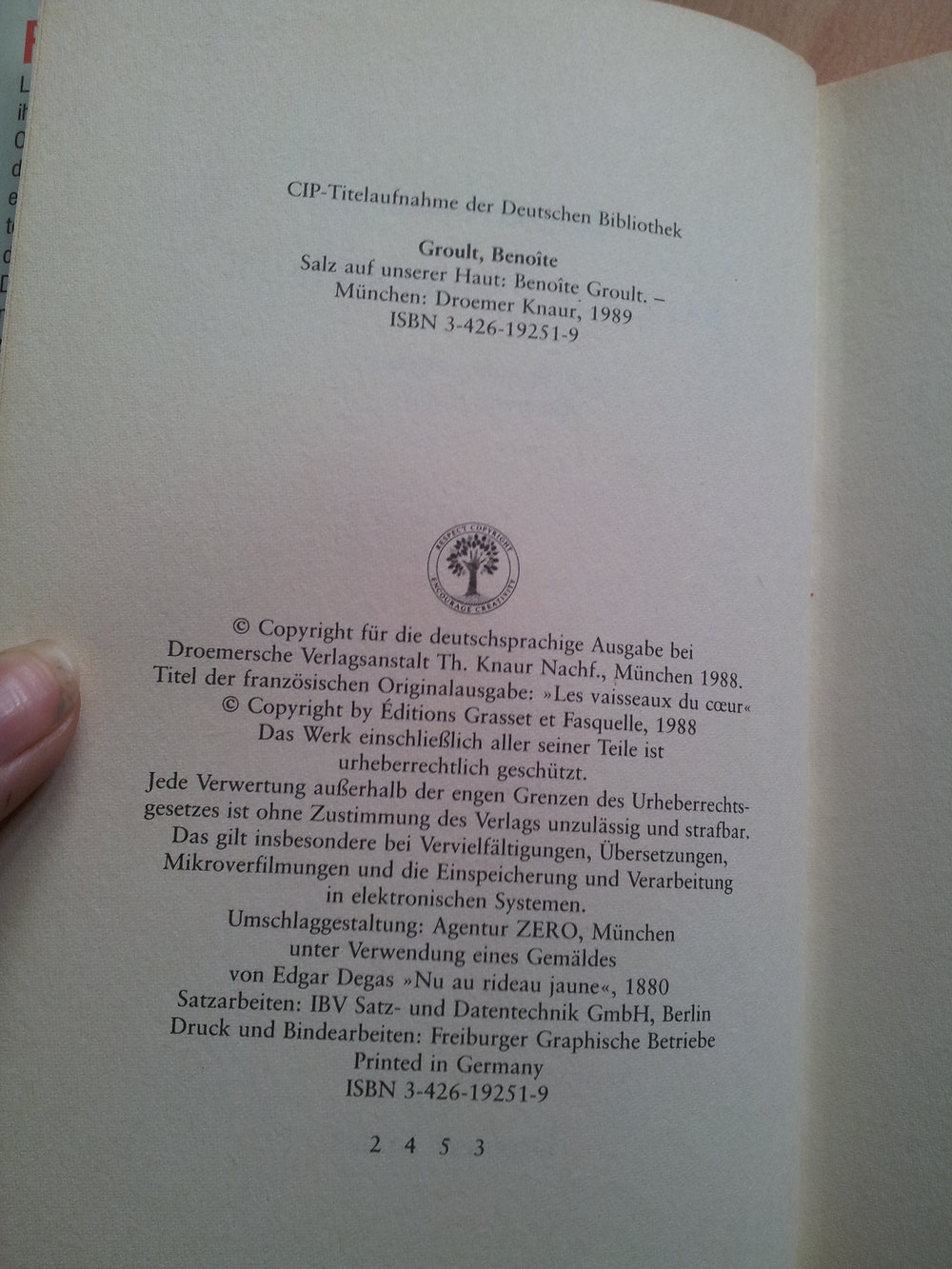 Salz auf unserer Haut - Benoîte Groult