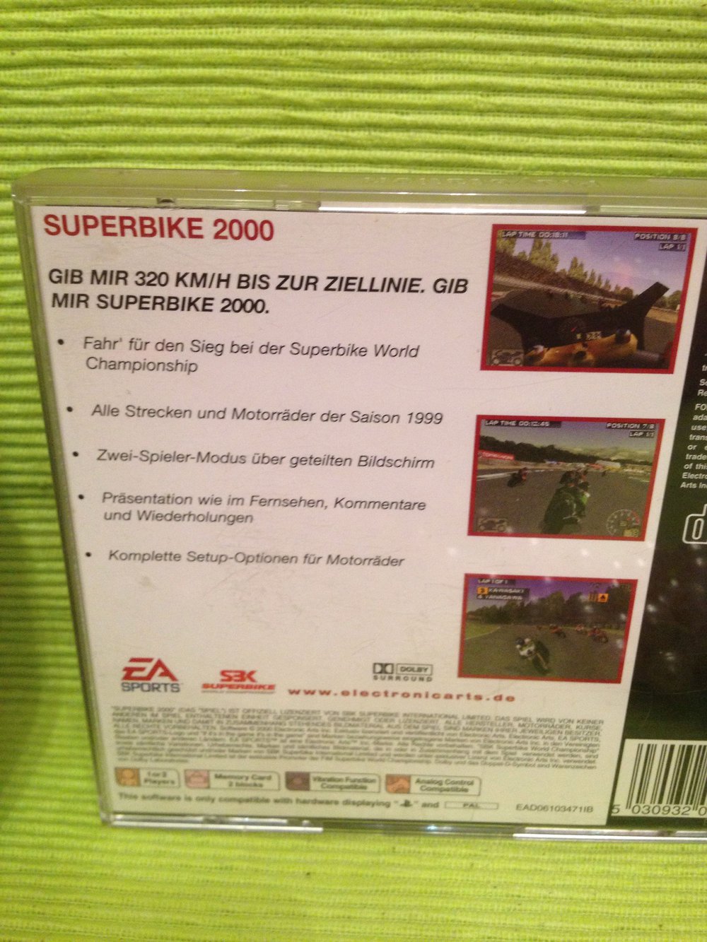 PS1 Spiel Superbike 2000 