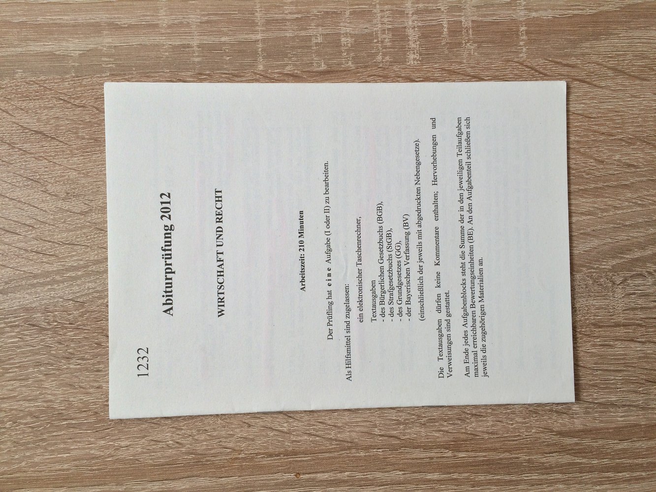 STARK Wirtschaft und Recht Abitur 2011 für Gymnasium, Bayern