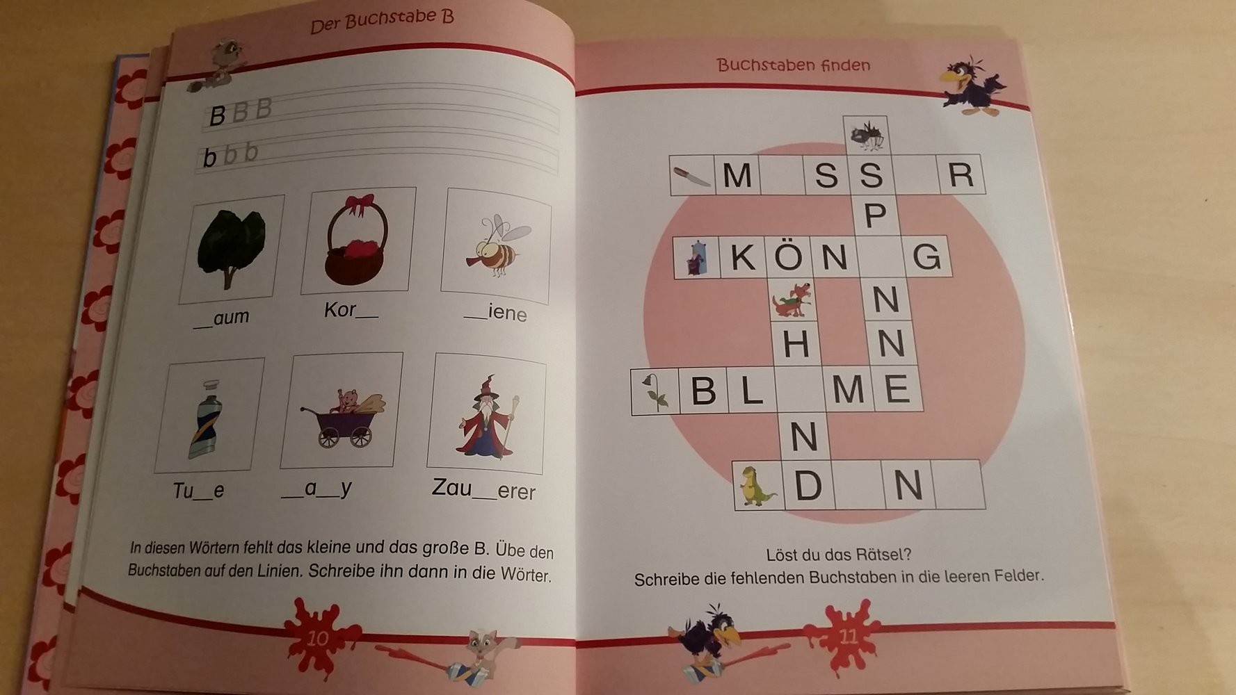 Erste Buchstaben mit Rudi und Trudi