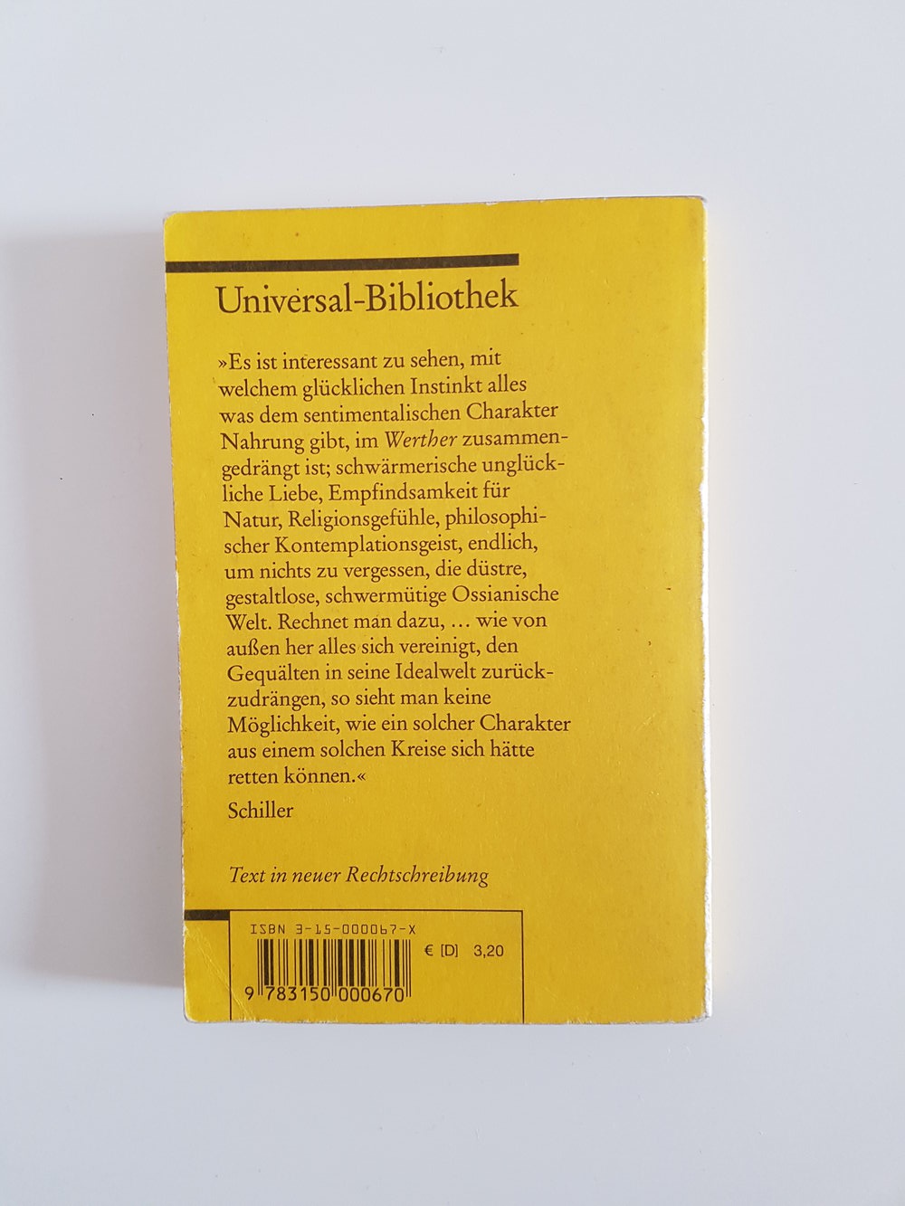 Die Leiden des jungen Werther