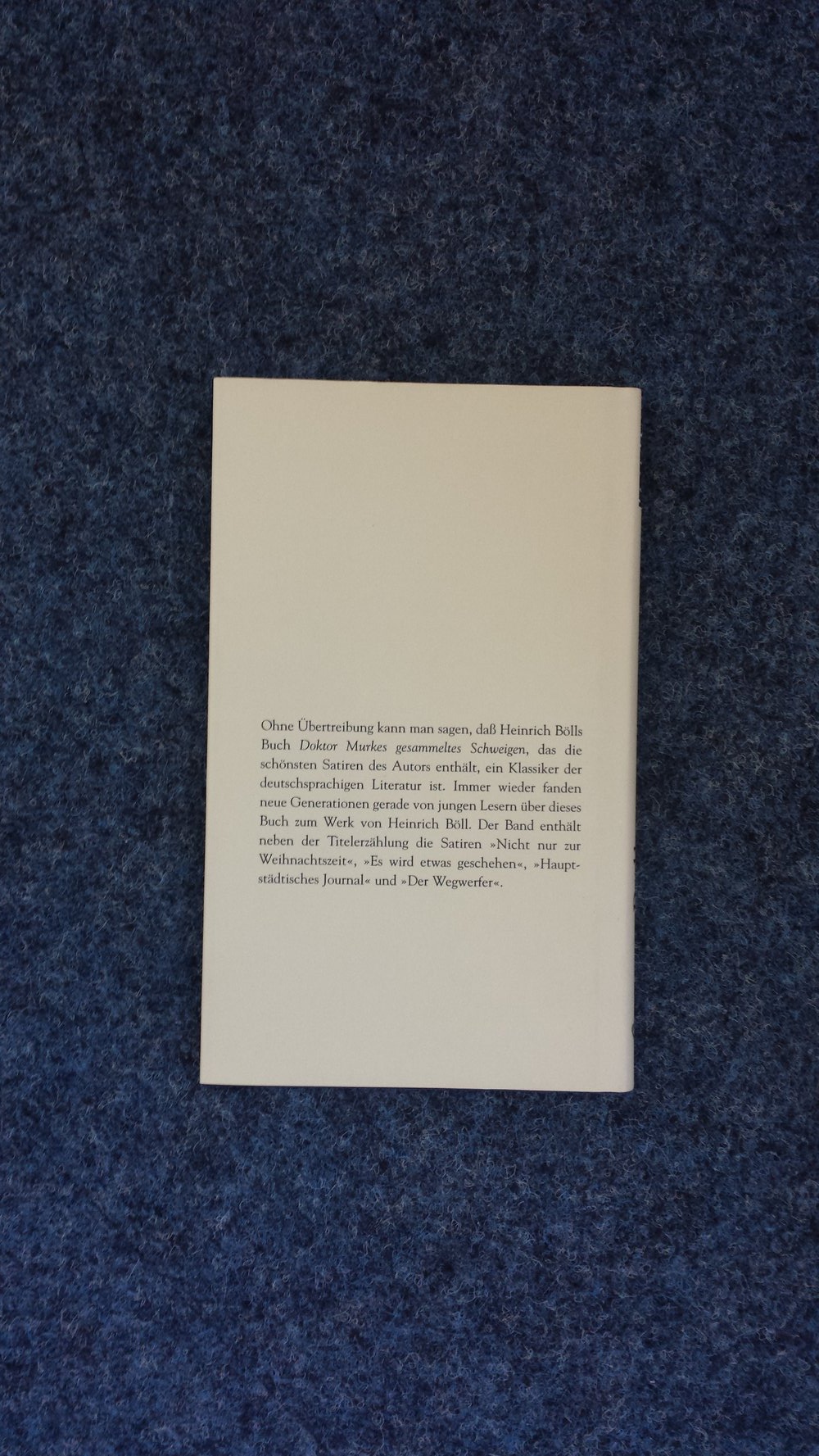 Doktor Murkes gesammeltes Schweigen und andere Satiren - Heinrich Böll