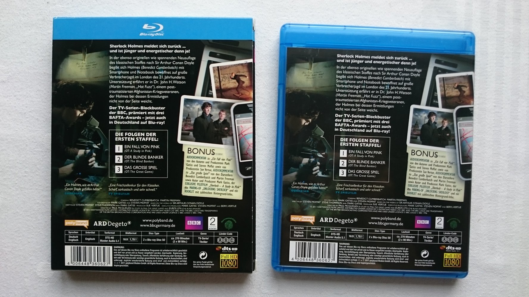 BBC Sherlock - Staffel 1
