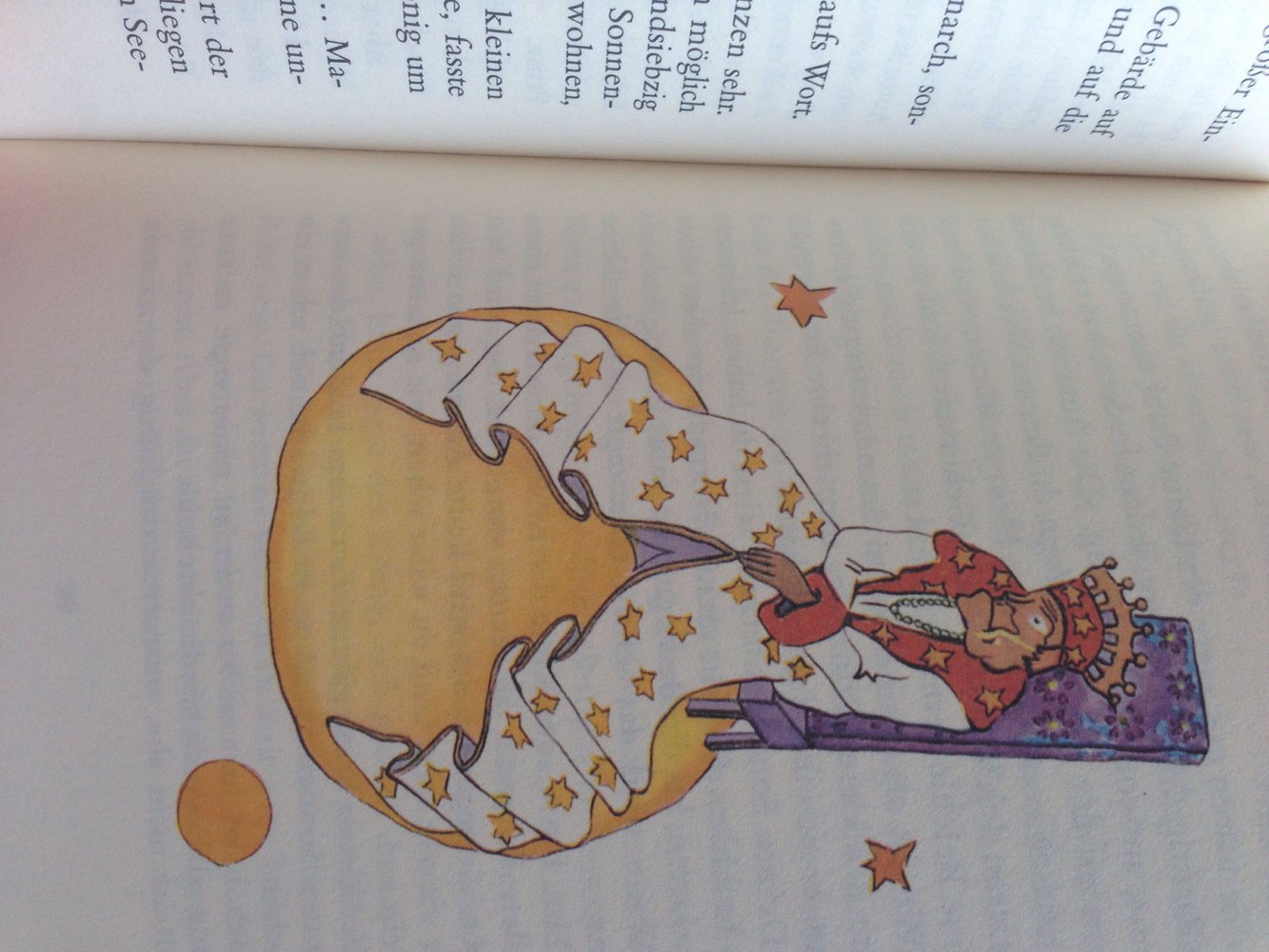 Der kleine Prinz, schönstes Papier, schönste Zeichnungen, kleiner als