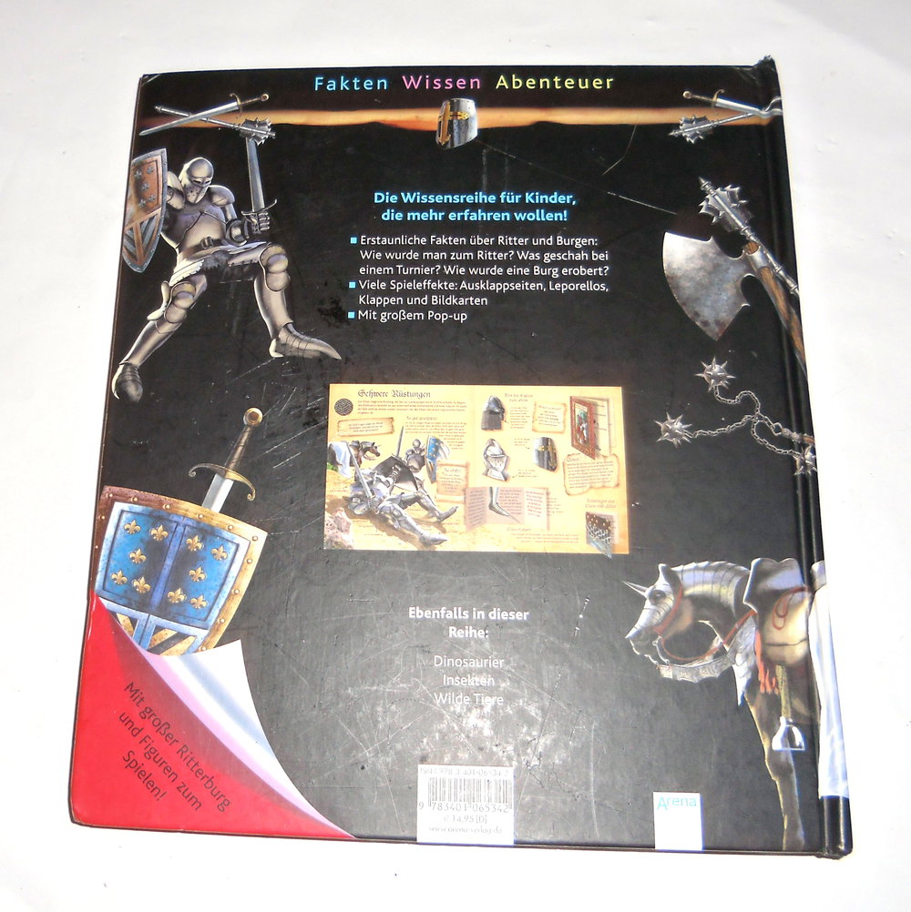 Ritter und Burgen /Buch m. Figuren + Burg