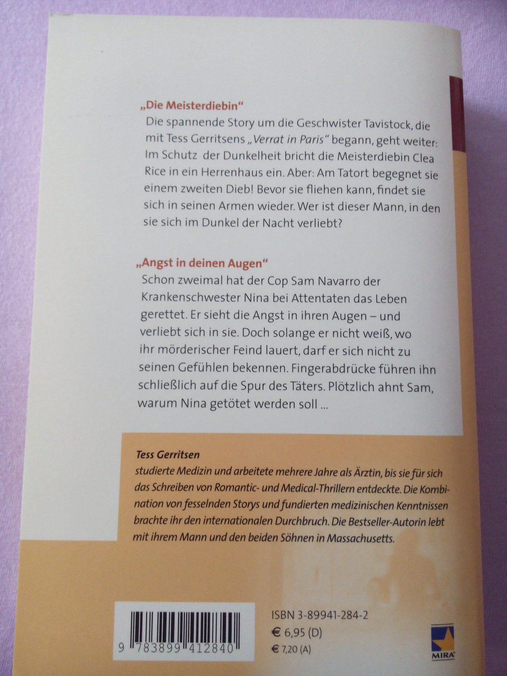 Die Meisterdiebin / Angst in deinen Augen