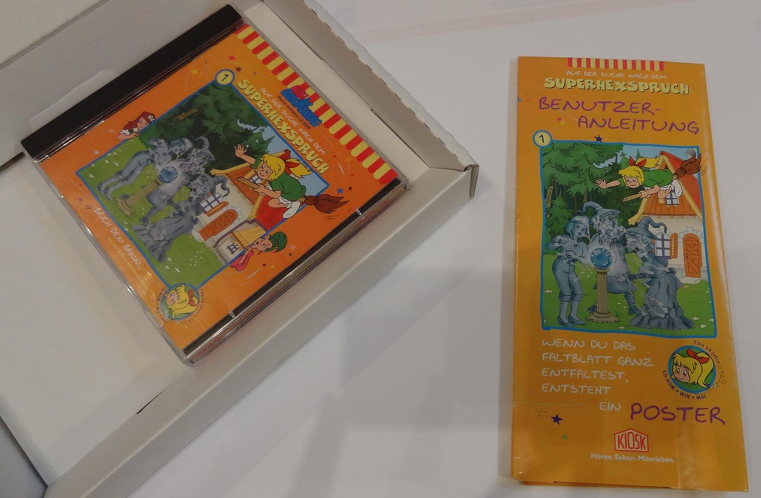 CD Rom Computerspiel Bibi Blockberg - Auf der Suche nach dem Superhexspruch Brich den Bann..