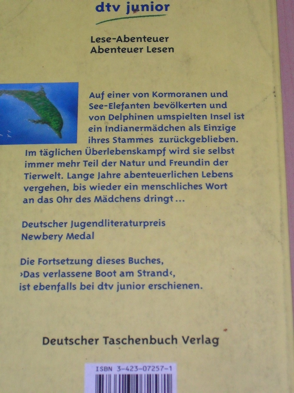 Buch Die Insel der blauen Delphine, Die Insel der blauen Delfine